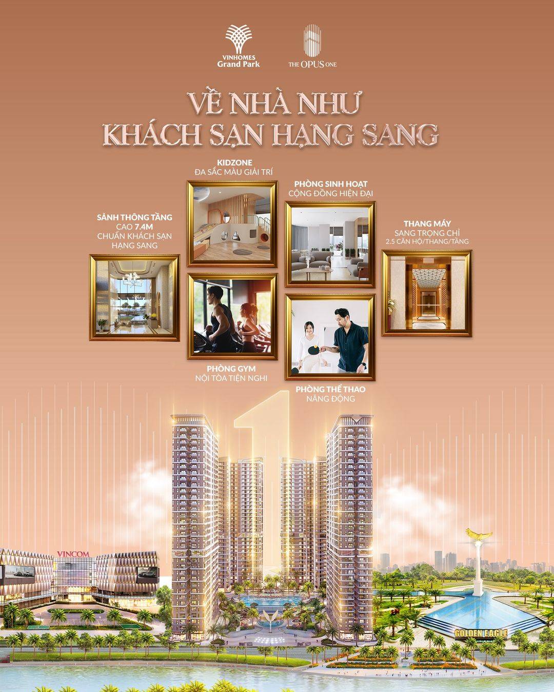 THE OPUS ONE - Vinhomes Grand Park 3 hangsang